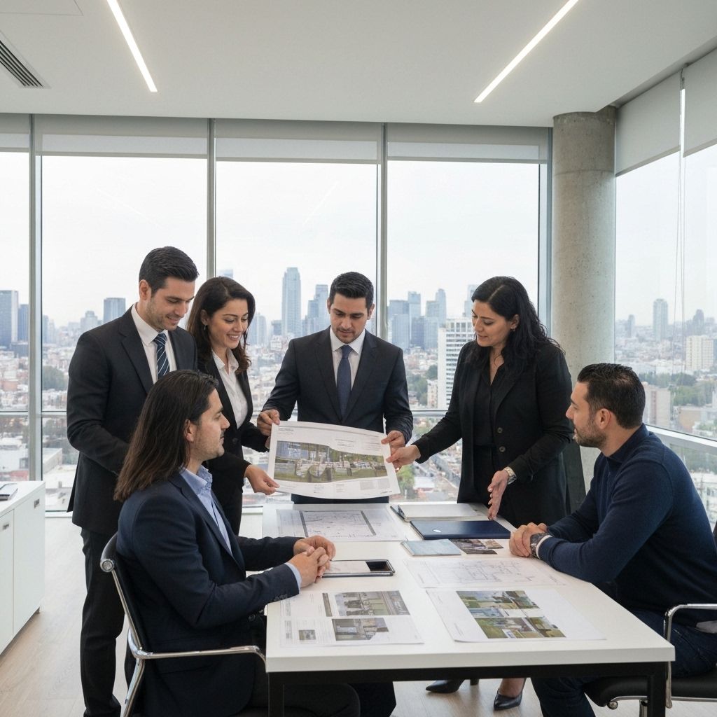 Equipo profesional de Mailon Propiedades trabajando con clientes